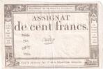 France 100 francs 100 Francs - 18 Nivose An III - (07.01.1795) - Sign. Oudry - Serial 798 -
