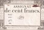 France 100 francs 100 Francs - 18 Nivose An III - (07.01.1795) - Sign. Pierre - Serial 2030 -