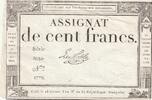 France  100 Francs - 18 Nivose An III - (07.01.1795) - Sign. Le Noble - Serial 2632 VF