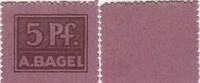 Germany 5 pfennig 5 Pfenning - A. Bagel Dusseldorf -