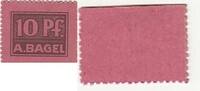 Germany 10 pfennig 10 Pfenning - A. Bagel Dusseldorf -