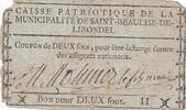 France 2 sous 2 Sous - Aveyron - Saint Beaulise de Lirondel - 1791-1792 -