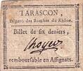 France  6 Deniers - Bouches du Rhône - Tarascon - 1792 VF