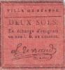 France  2 Sols - Côte dOr - Ville de Beaune - 09 Avril 1792 VF
