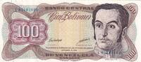 Venezuela 100 bolivares 100 Bolivares Simon Bolivar - 1998 - Letter L -