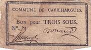 France 3 sous 3 Sous - Gard - Commune de Cavilhargues - 1792 -