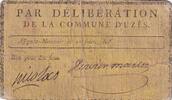 France  10 Sous - Gard - Commune de Uzès - 1791 FF