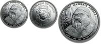 Congo Republic 5000 cfa 5000 CFA Gorilla - Oz Silver 2015 -