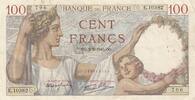 France 100 francs 100 francs - Sully - 02-05-1940 - Serial E.10382 -