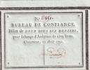 France 1791 2 Sous 6 Deniers - Haute-Marne - Bureau de Confiance de Chaumont - 19-08-1791 - 6851 AU