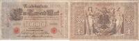 Germany 1000 mark 1000 Mark Allegorical figures - Red seal - 1910 - 6 digit serial Nr - P.44a -