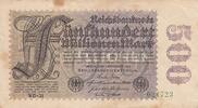 Germany 500000000 mark 500 millionen Mark - Reichsbanknote - Serial WB-31 - 1923 -