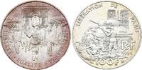 France 1994 100 Francs Silver Liberation of Paris 1944 - 1994 - Silver XF