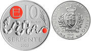 San Marino  Snake - 10 Euros Colour 2023 - Chinese Astrology UNC ( non circulé)