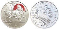 San Marino  Ox - 10 Euros Colour 2022 - Chinese Astrology UNC ( non circulé)