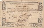 France  15 sous - Puy de dôme - Municipality of Pont du château - 1792 VF
