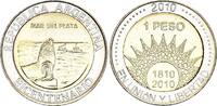 Argentina 1 peso 1 Peso - Mar de Plata - 2010 - Bimetal -