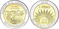 Argentina 1 peso 1 Peso - Pulcara de Tilcara - 2010 - Bimetal -