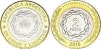 Argentina 2 pesos 2 Pesos - May Revolution - 2016 - Bimetal -