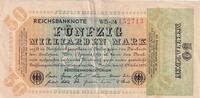 Germany 50 milliarden mark 50 Milliarden Mark - Reichsbanknote 1923 - Serial WB-24 -