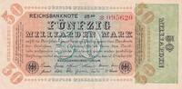 Germany 50 milliarden mark 50 Milliarden Mark - Reichsbanknote 1923 - Serial UB 20 - * 095620 -