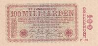 Germany 100 milliarden mark 100 Milliarden Mark - Reichsbanknote 1923 - Serial P.104 -