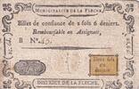 France  2 Sols 6 Deniers - Sarthe - Municipalité de la Flèche - Serial B - 1791 VF