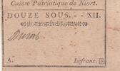 France 12 sous 12 sous - Deux-Sèvres - Patriotic fund of Niort -