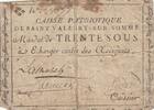 France  30 sous - Somme - Patriotic fund of Saint Vallery sur Somme - ND FF