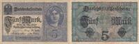 Germany 5 mark 5 Mark - Woman, crown - 1917 - Serial R - P.56b -
