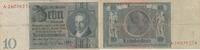 Germany 10 reichsmark 10 Reichsmark - Albrecht D. Thaer - Serial A - 1929 - P.180a -