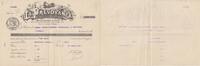 France  35.20 francs - Bank cheque receipt - La prévoyance - 1917 VF