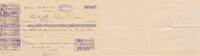 France 38000 francs 38 000 francs - Bank cheque receipt - R. Pallot notaire - 1914 VF