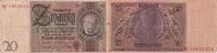 Germany  20 Reichsmark - Werner Von Siemens - 1929 - Serial W VF