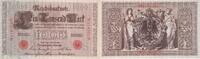 Germany 1000 mark 1000 Mark - Allegorical figures - Red seal - 1910 - 7 digit serial L -