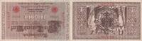 Germany 1000 mark 1000 Mark - Allegorical figures - Red seal - 1910 - 7 digit serial N -