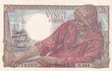 France 1950 20 Francs - Fisherman - 09-02-1950 - Serial S.244 - P.100 XF