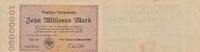 Germany 10 million de mark 10 Millionen Mark - State of Berlin - 02-09-1923 - Serial HR-25 -