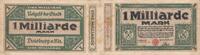 Germany 1 milliard de mark 1 Milliarde Mark - State of Duisburg - 25-09-1923 - Number 562241 -