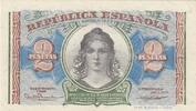 Spain 2 pesetas 2 Pesetas - Woman - Toledo bridge - 1938 - P.95 -