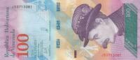 Venezuela 100 bolivares 100 Bolivares - Ezequiel Zamora - Monkey - 22-03-2018 - Letter J -