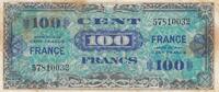 France 100 francs 100 Francs - American printing - 1944 - without serial - Num 57810032 -