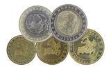 Monaco  Set of 5 coins in euros Rainier III - 2001 AU