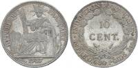French Indo-China 10 cents 10 Cents Woman with laurel - A-Paris - 1937 -