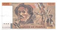 France 100 francs 100 Francs Delacroix - 1993 Serial L.240 - XF -