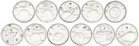 2022-2023 Set of 10 coins - Turkey - UNC 1 Kurus 2022/2023 - Solar system - Planets