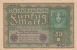 Germany 50 mark 50 Mark Head of woman - 1919 - Reihe 2 - VF -