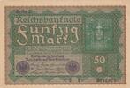 Germany 50 mark 50 Mark Head of woman - 1919 - Reihe 2 - Varial number -