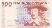 Sweden 500 kronor 500 Kronor - Carl XI - Cristopher Polhem - 2002 -