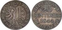 Switzerland 25 centimes 25 Centimes - Canton de Genève - 1844 -